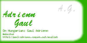 adrienn gaul business card